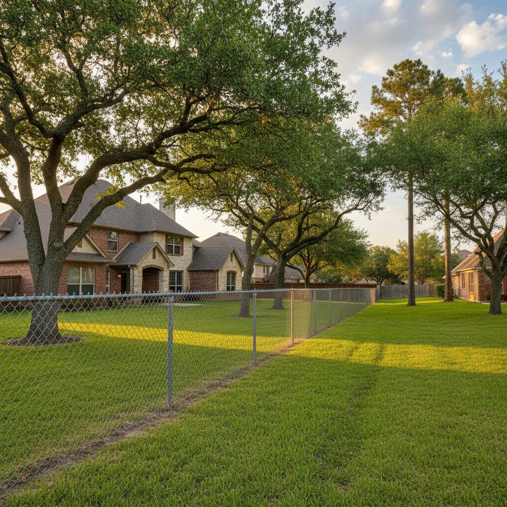 Chain-Link Fence in Fulshear, TX - Image 2