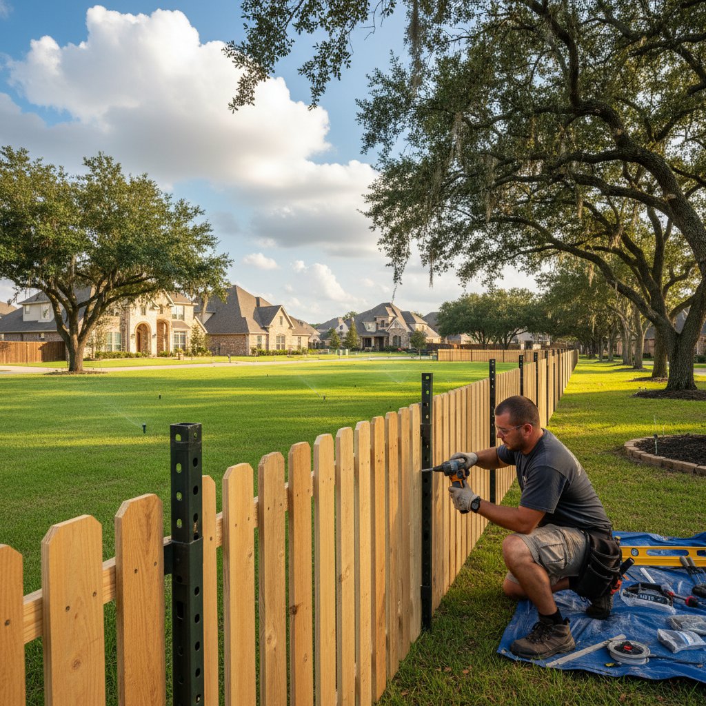 Professional Fence Installation in Fulshear