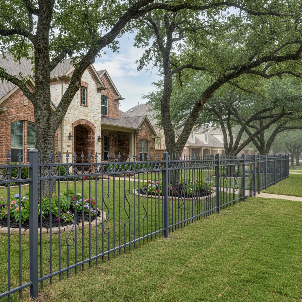 Metal Fence Installation in Fulshear, TX