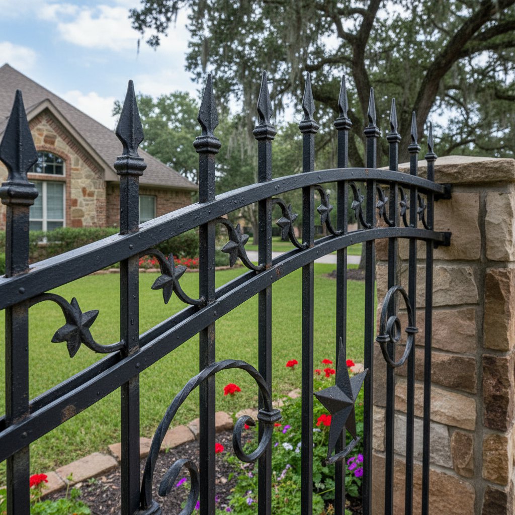 Wrought Iron Fence in Fulshear, TX - Image 3